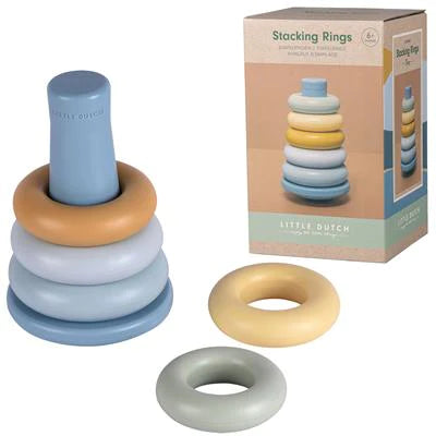 Little Dutch Stacking Rings - Blue