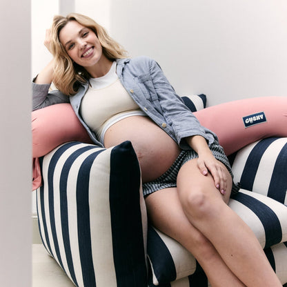 Cushy Puff Pillow Case - Tickle Me Pink