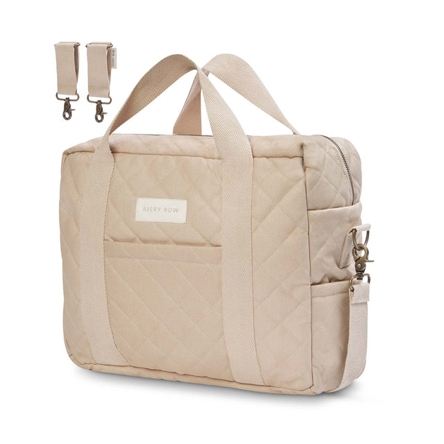 Avery Row Baby Changing Bag - Natural