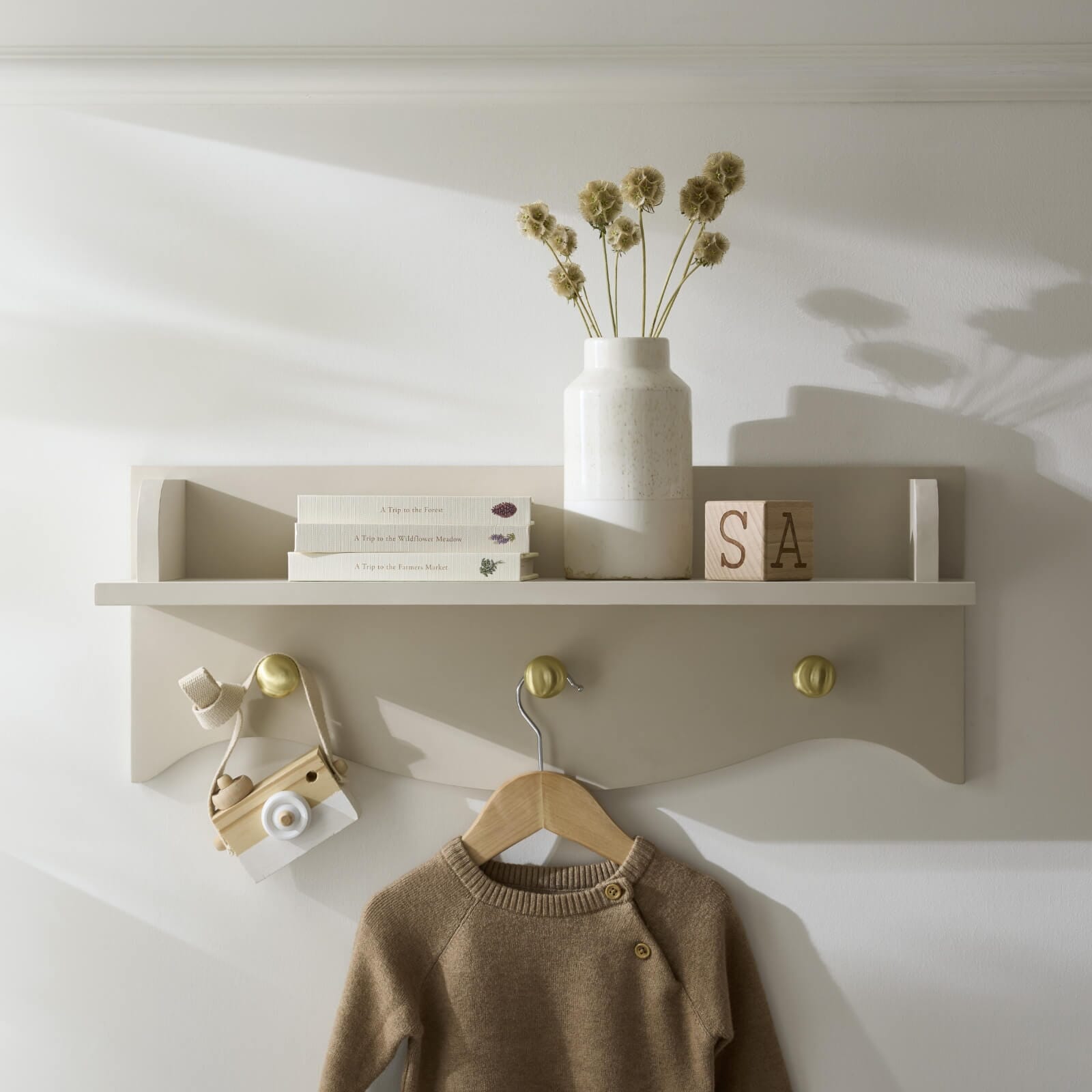 CuddleCo Clara Nursery Shelf Cashmere Ash Scandiborn