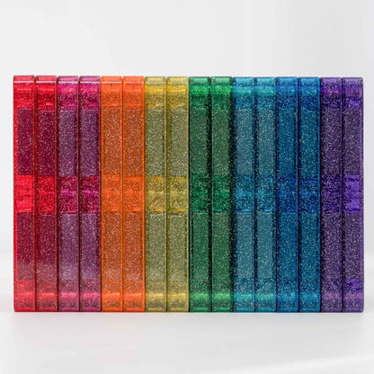 Connetix Magnetic Tiles 48 Piece Glitter Castle Pack