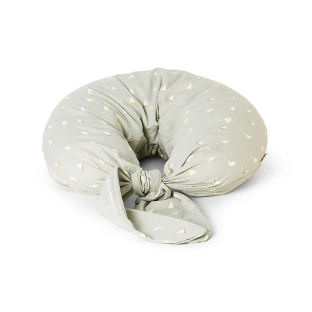 Dear April Nursing Pillow With Long Tie - Sailboats