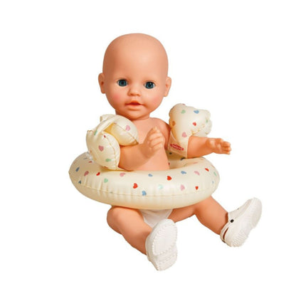 Heless Doll Swim Set - Heart Confetti 35-45cm