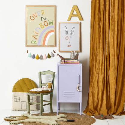 Hibou Design Over The Rainbow Art Print - Sand