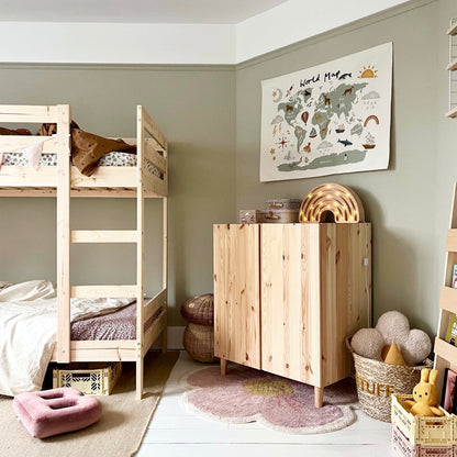 Kid Of The Village World Map Wall Hanging - Large