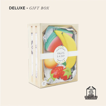 Le Toy Van Smoothie Fruit Wooden Market Crate