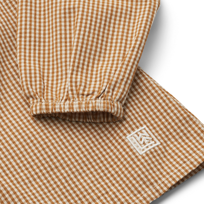 Liewood Alfa Blouse Shirt - Y/D Check Golden Caramel/Sandy
