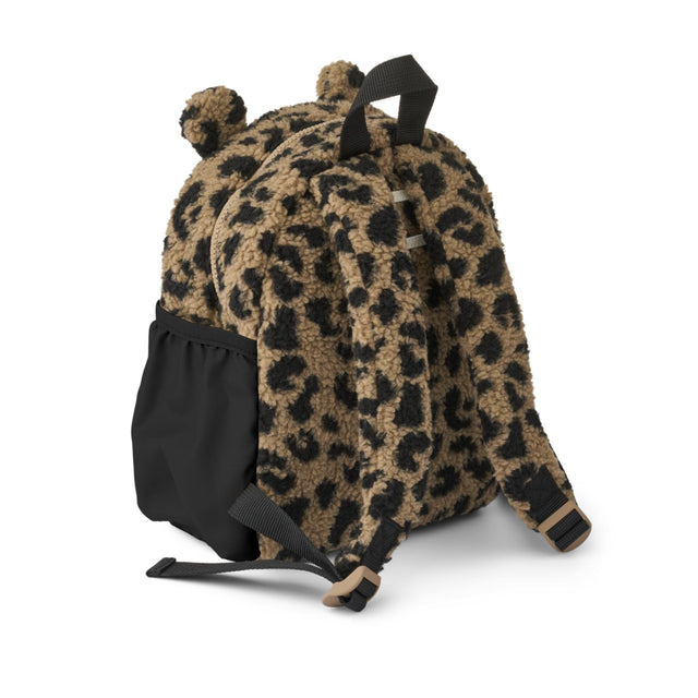 Liewood Andreas Pile Bear Backpack - Mega leo / Oat mix