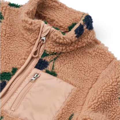 Liewood Nolan Pile Jacket - Berry / Pale Tuscany