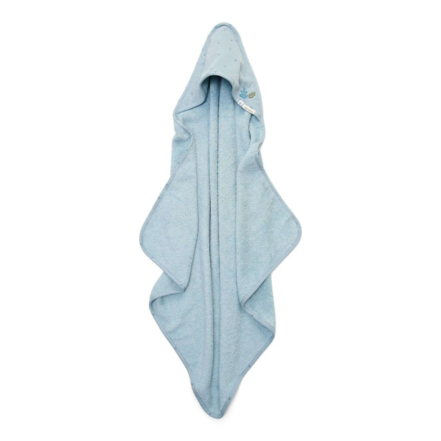 Little Dutch Hooded Towel - Pure Denim Blue