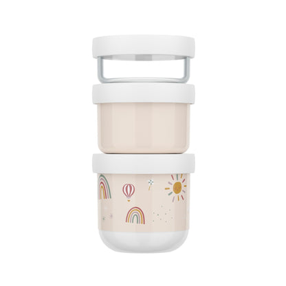Little Dutch Mio Snackbox Stack - Sunshine & Rainbow