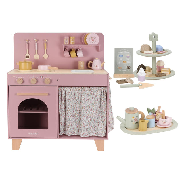 Little Dutch Pink Kitchen Bundle - Tea & Cake