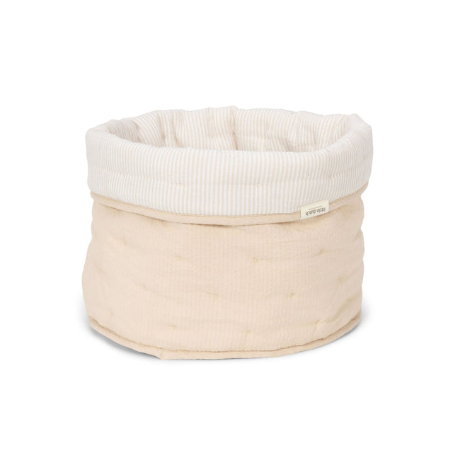 Little Dutch Storage Basket - Pure Soft Beige Stripe