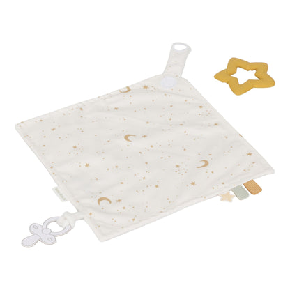 Little Dutch Cuddle Cloth With Teething Ring - Newborn Naturals