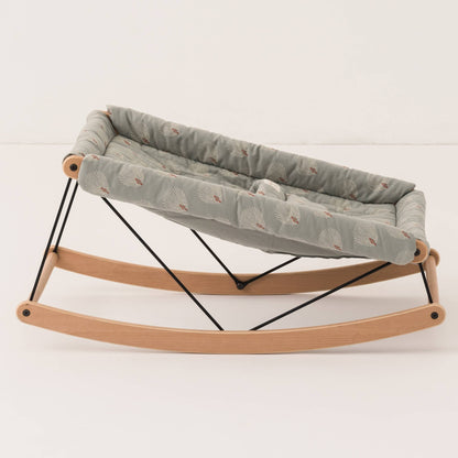 Nobodinoz Growing Green Bouncer - White Gatsby/Antique Green