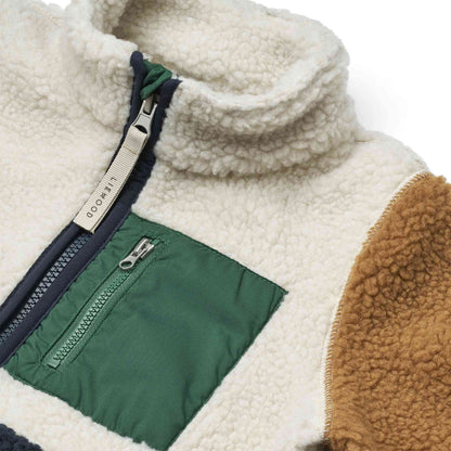 Liewood Nolan Pile Jacket - Classic Navy Multi Mix