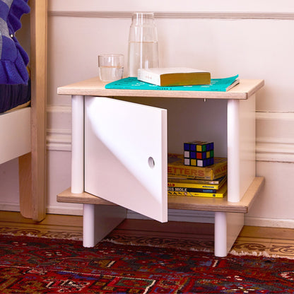 Oeuf NYC Modern Library Bedside Table - Birch