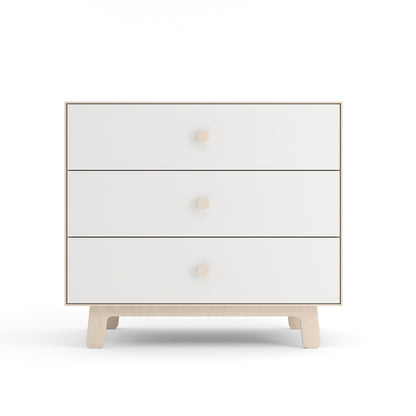 Oeuf NYC Merlin 3 Drawer Dresser Sparrow - White/Birch