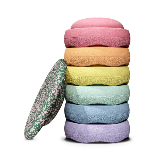 Stapelstein Christmas Stepping Stones 6+1 Set - Pastel Blush Special