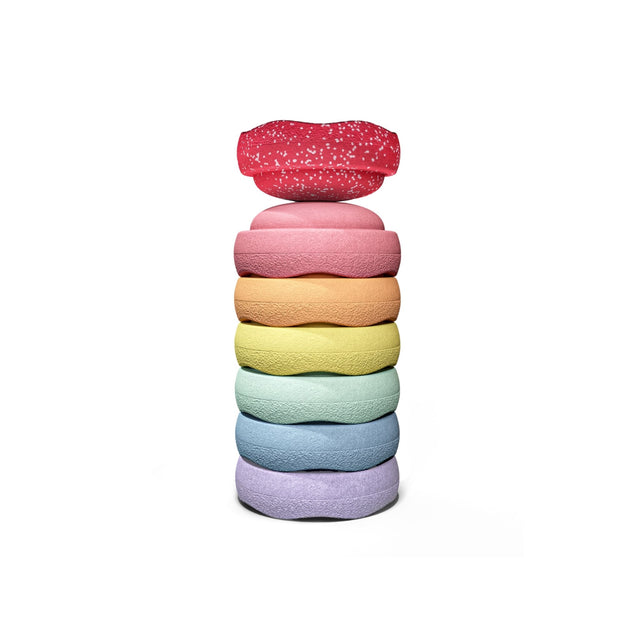 Stapelstein Christmas Mini Set Of 7 - Pastel Blush Special