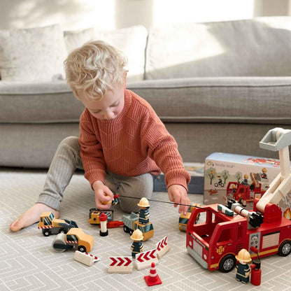 Tender Leaf Toys Fire Engine