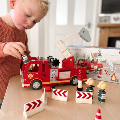 Tender Leaf Toys Fire Engine