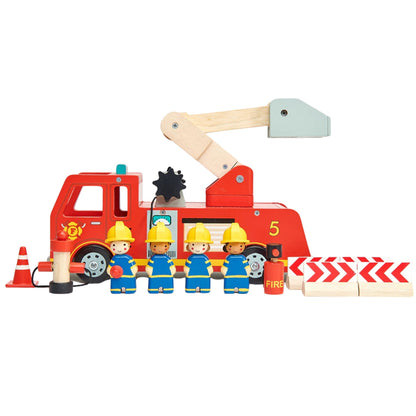 Tender Leaf Toys Fire Engine