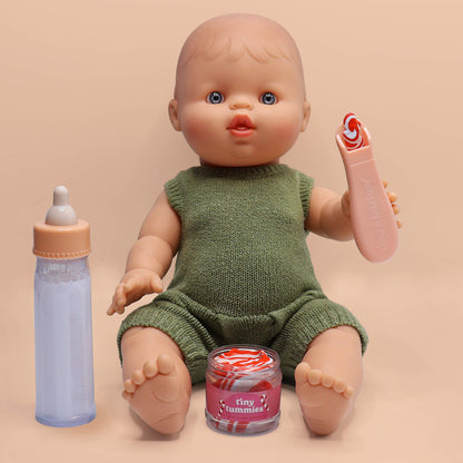 Tiny Harlow Tiny Tummies - Candy Cane Crunch Christmas Gift Set