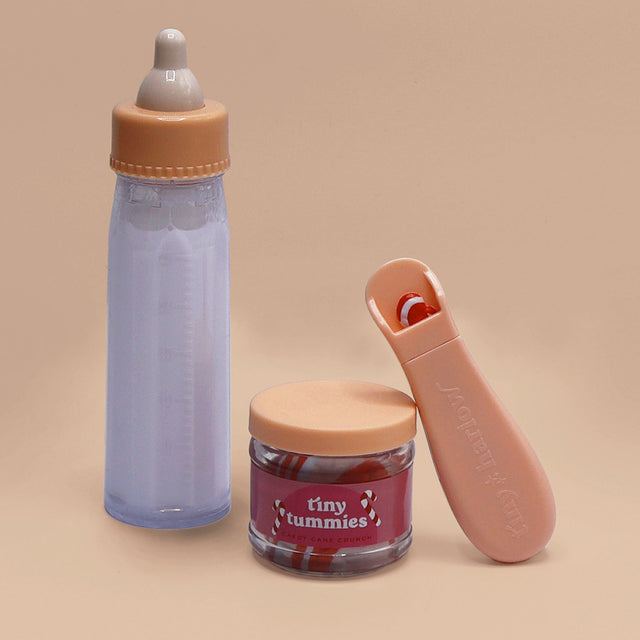 Tiny Harlow Tiny Tummies - Candy Cane Crunch Christmas Gift Set