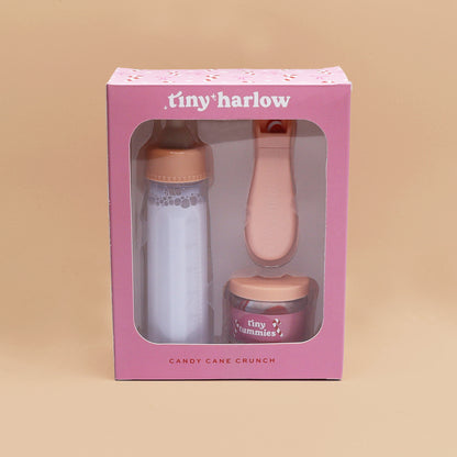Tiny Harlow Tiny Tummies - Candy Cane Crunch Christmas Gift Set