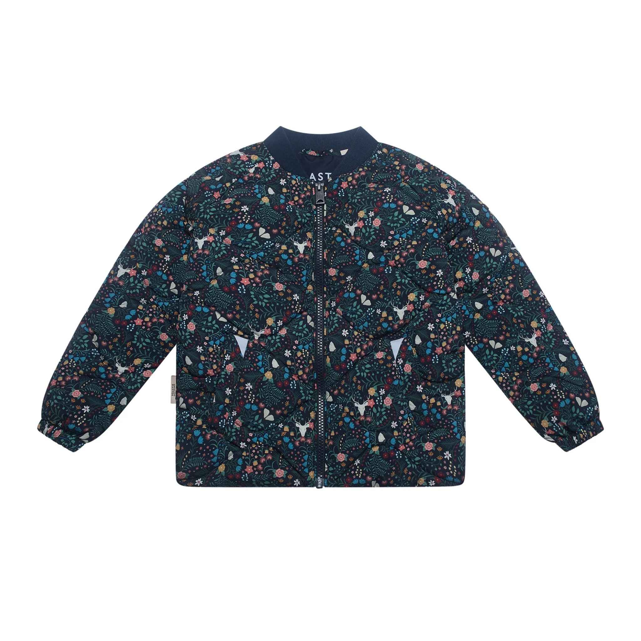 Bomber Jacket Midnight Floral Scandiborn
