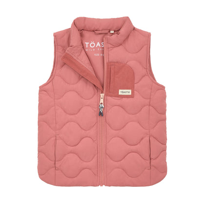 Toastie Modular Padded Gilet - Rose Pink