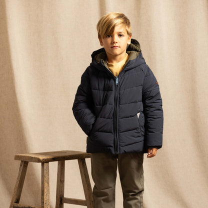 Toastie Balsam Ecoreversible Puffer - Khaki / Ink Navy