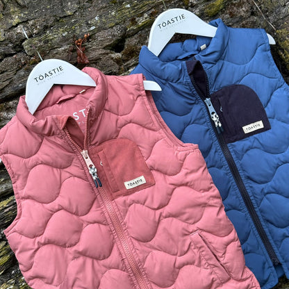 Toastie Modular Padded Gilet - Rose Pink