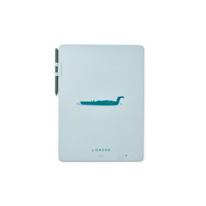 Liewood Zora Magic Drawing Board - Croco / Dove blue