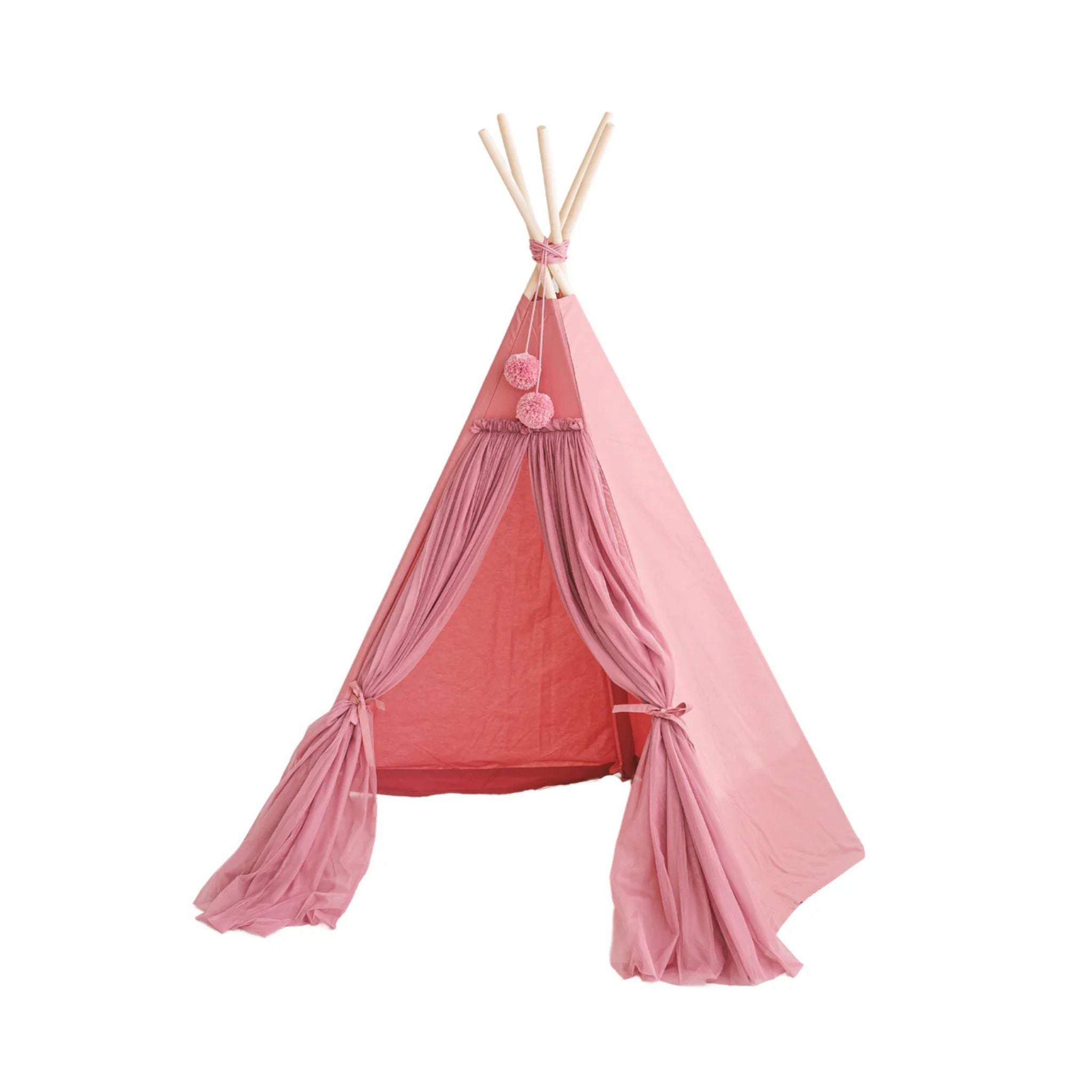 MiniCamp Fairy Teepee Play Tent With Tulle Rose - Main Image