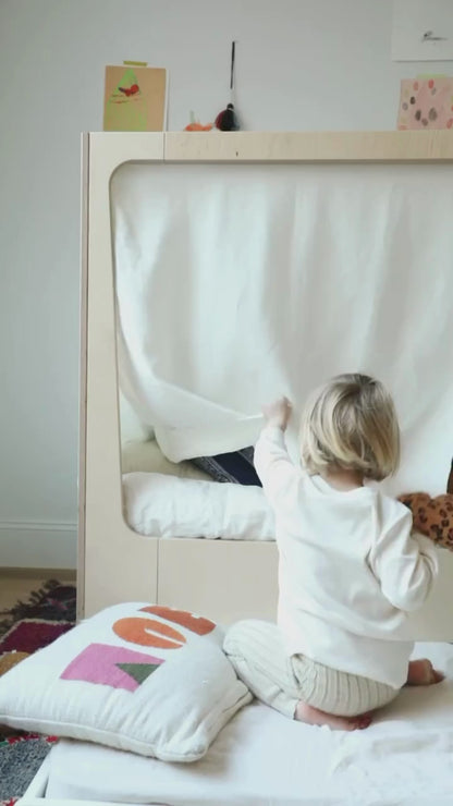 Oeuf NYC Perch Nest Bed - White/Birch