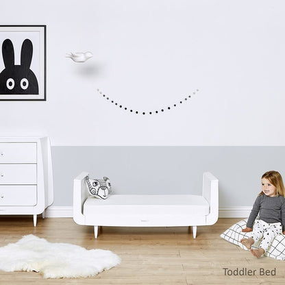 SnuzKot Skandi 2 Piece Nursery Furniture Set - White