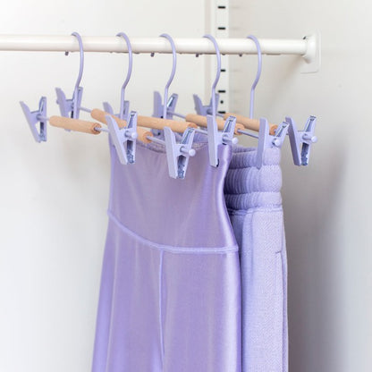 Mustard Made Adult Clip Hangers 5 Pack - Lilac