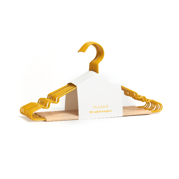 Mustard Made Adult Top Hangers 10 Pack - Mustard
