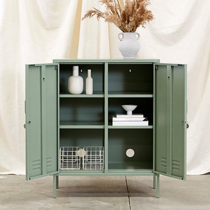 Mustard Made The Midi Storage Locker - Sage Green