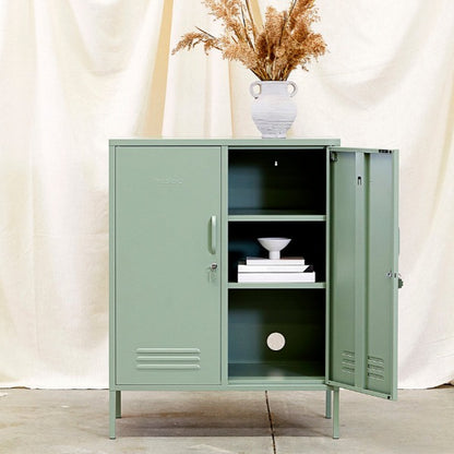 Mustard Made The Midi Storage Locker - Sage Green