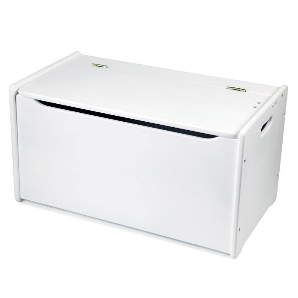 Antique white toy chest discount