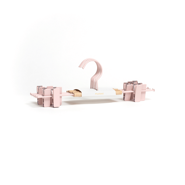 Mustard Made Adult Clip Hangers 5 Pack - Blush