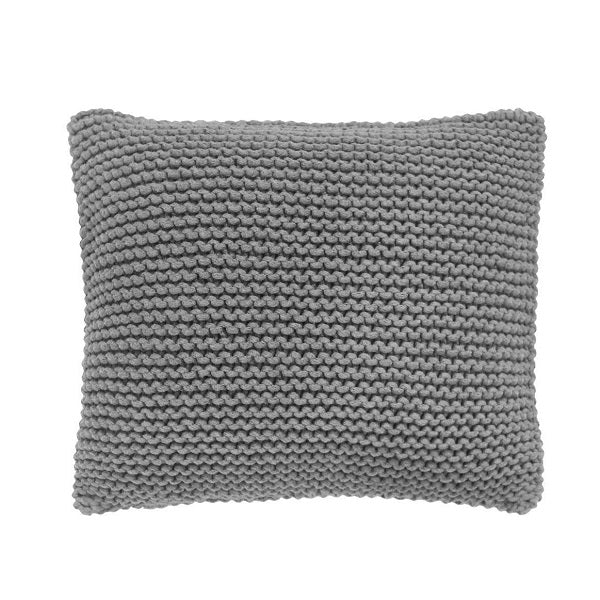 Zuri House Knitted Cushion Dark Grey Scandiborn