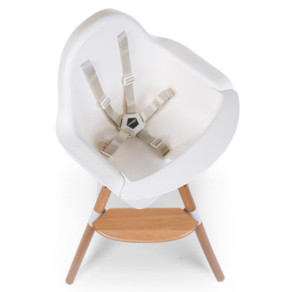 Childhome Evolu One.80° High Chair - Natural White