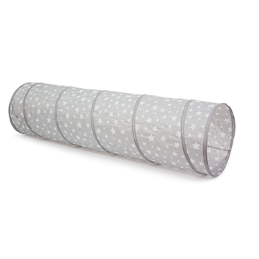 Kids Concept Play Tunnel - Star Grey