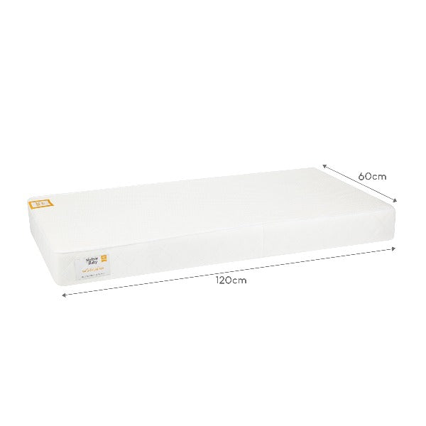 Mother&Baby Rose Gold Anti-Allergy Sprung Cot Mattress - 120x60cm