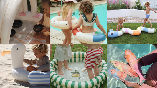 Scandinavian Style Paddling Pools & Outdoor Summer Play for Toddlers and Young Children
