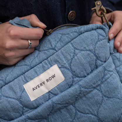 Avery Row Pram Organiser Bag - Denim